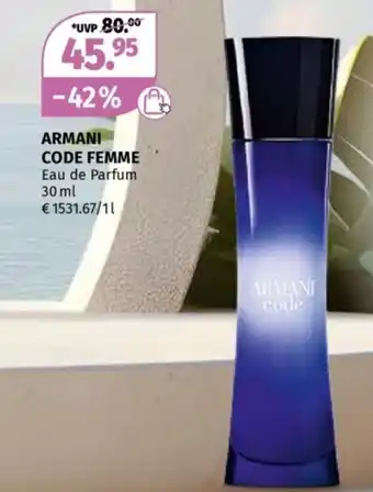 Müller ARMANI CODE FEMME Angebot