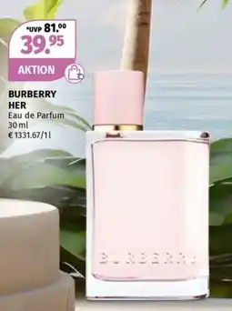 Müller Burberry her Angebot
