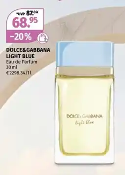 Müller Dolce&gabbana light blue Angebot