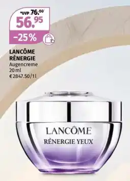 Müller Lancôme rénergie augencreme Angebot
