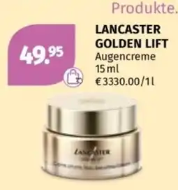 Müller Lancaster golden lift augencreme Angebot