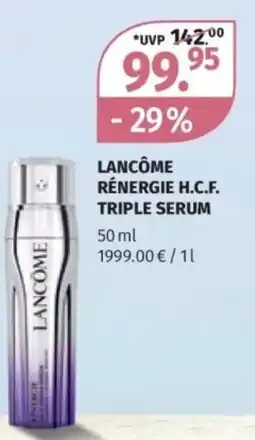 Müller Lancome rénergie h.c.f. triple serum Angebot