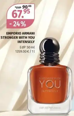 Müller Emporio armani stronger with you intensely Angebot