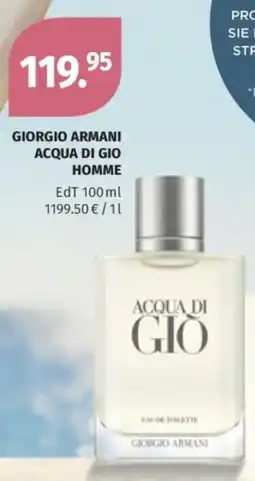 Müller Giorgio armani acqua di gio homme Angebot