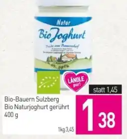 Sutterlüty Bio-Bauern Sulzberg Bio Naturjoghurt gerührt Angebot