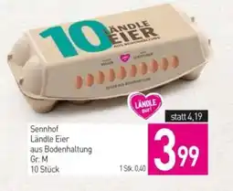 Sutterlüty Sennhof Ländle Eier aus Bodenhaltung Angebot