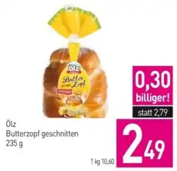 Sutterlüty Ölz Butterzopf geschnitten Angebot