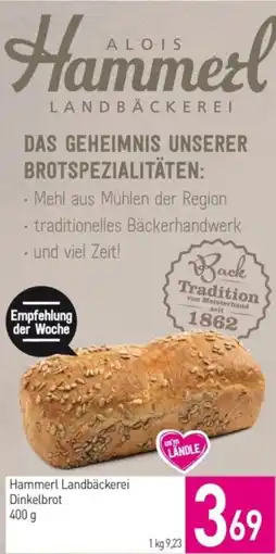 Sutterlüty Hammerl landbäckerei dinkelbrot Angebot
