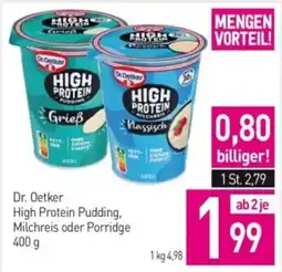 Sutterlüty Dr. Oetker High Protein Pudding, Milchreis oder Porridge Angebot