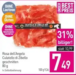 Sutterlüty Rosa dell'angelo culatello di zibello geschnitten Angebot