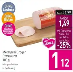 Sutterlüty Metzgerei Broger Extrawurst Angebot