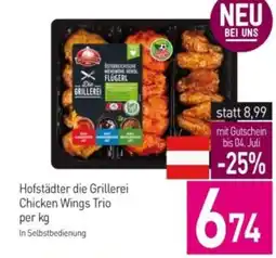 Sutterlüty Hofstädter die grillerei chicken wings trio Angebot