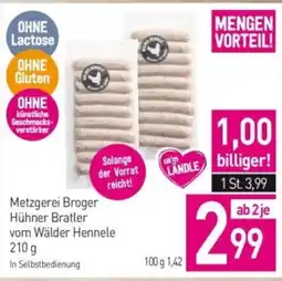Sutterlüty Metzgerei broger hühner bratler vom wälder hennele Angebot