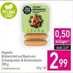 Sutterlüty VITA Bratwurstel auf Basis von Erbsenprotein & Kichererbsen Angebot