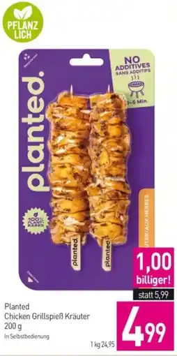 Sutterlüty Planted chicken grillspieß kräuter Angebot