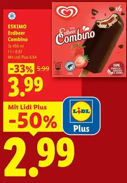 Lidl Eskimo erdbeer combino Angebot
