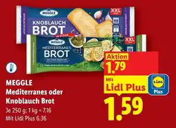 Lidl Meggle mediterranes oder knoblauch brot Angebot
