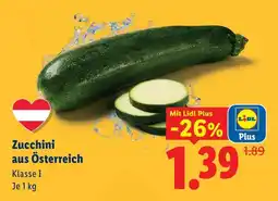 Lidl Zucchini aus österreich Angebot
