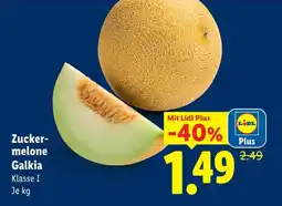 Lidl Zucker- melone Galkia Angebot