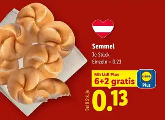 Lidl Semmel Angebot