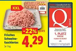 Lidl Frisches schweine faschiertes Angebot