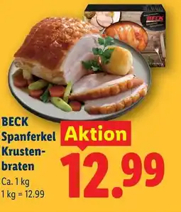 Lidl BECK Spanferkel Krustenbraten Angebot