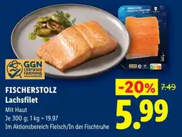 Lidl FISCHERSTOLZ Lachsfilet Angebot