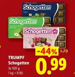 Lidl Trumpf schogetten Angebot