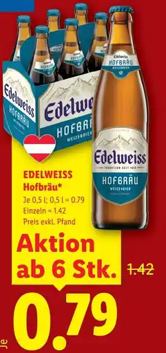 Lidl Edelweiss hofbräu Angebot