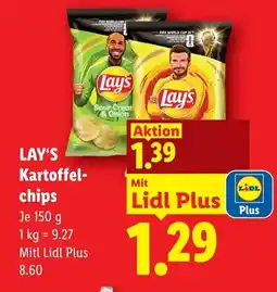 Lidl Lay's kartoffel chips Angebot