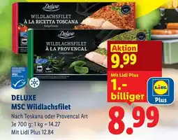 Lidl Deluxe msc wildlachsfilet Angebot