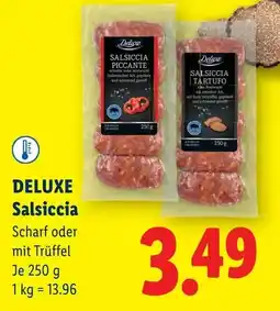 Lidl Deluxe salsiccia Angebot