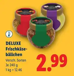 Lidl Deluxe frischkäse bällchen Angebot