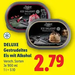 Lidl Deluxe gestrudeltes eis mit alkohol Angebot