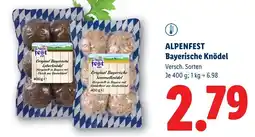 Lidl Alpenfest bayerische knödel Angebot