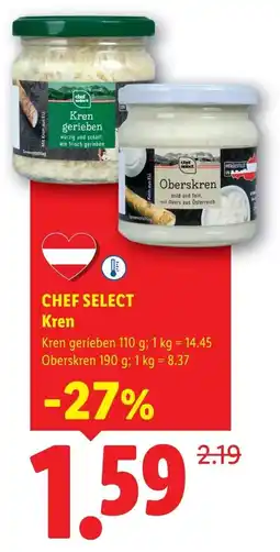 Lidl Chef select kren Angebot