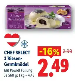 Lidl Chef select 3 riesen germknödel Angebot