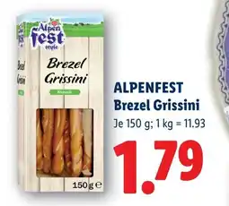 Lidl Alpenfest brezel grissini Angebot