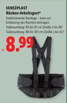 Lidl Sensiplast rücken arbeitsgurt Angebot