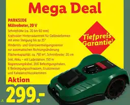 Lidl Parkside mähroboter, 20 v Angebot