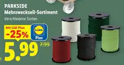 Lidl Parkside mehrzweckseil-sortiment Angebot