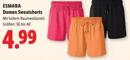 Lidl Esmara damen sweatshorts Angebot