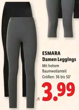 Lidl Esmara damen leggings Angebot