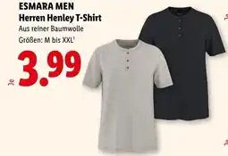 Lidl Esmara men herren henley t-shirt Angebot