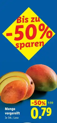 Lidl Mango vorgereift Angebot