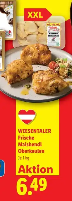 Lidl Wiesentaler frische maishendl oberkeulen Angebot