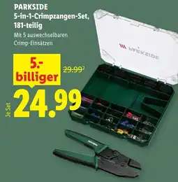Lidl Parkside 5-in-1-crimpzangen-set 181-teilig Angebot