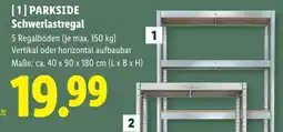 Lidl Parkside schwerlastregal Angebot