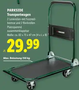 Lidl Parkside transportwagen Angebot