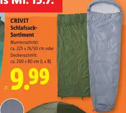 Lidl Crivit schlafsack sortiment Angebot